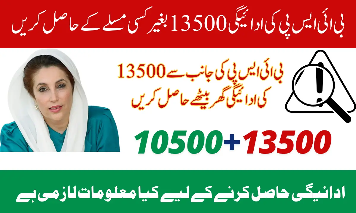 Benazir Kafalaat Double Payment January 2025 For Eligiable And Fingerprint Issue Women